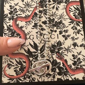 GUCCI GG INTERLOCKING CHOKER NECKLACE